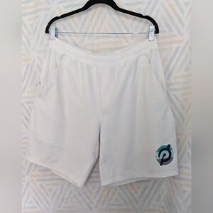 lululemon athletica Pacebreaker White Lined Shorts 9"